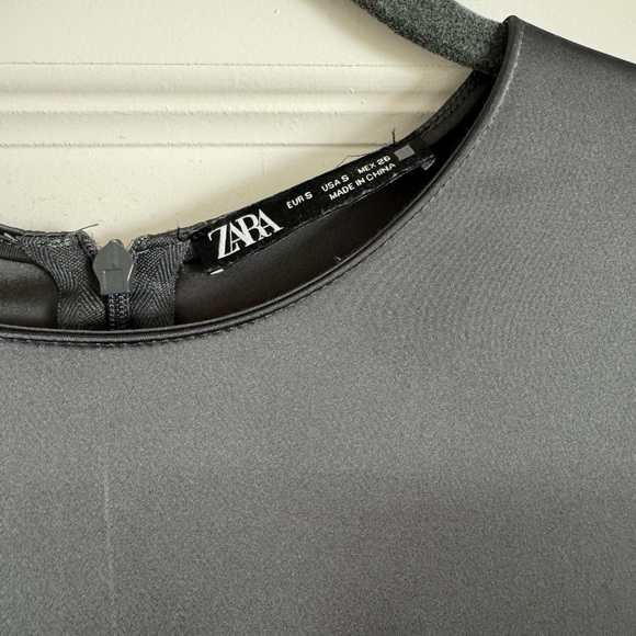 Zara Charcoal Long Sleeve Dress - Picture 3 of 5